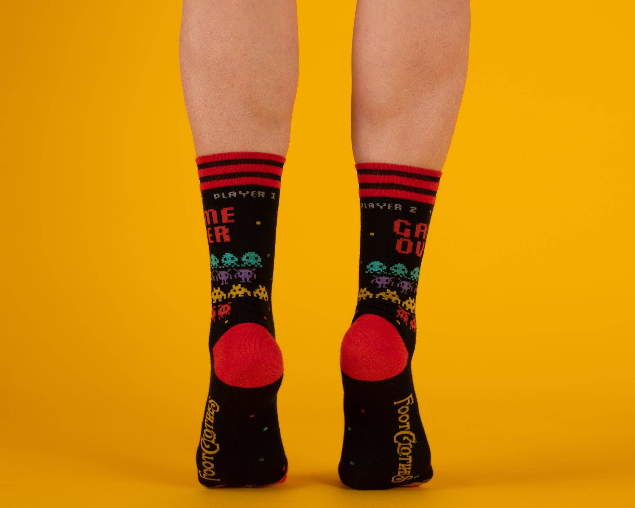 Game Over 80s Video Game Socks