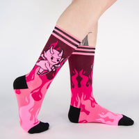 Hot as Heck (UV Reactive) FootClothes x DWYBO Socks