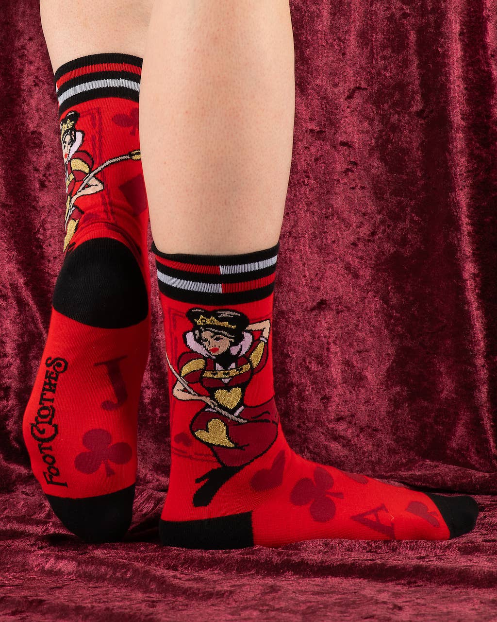 Queen of Hearts Socks