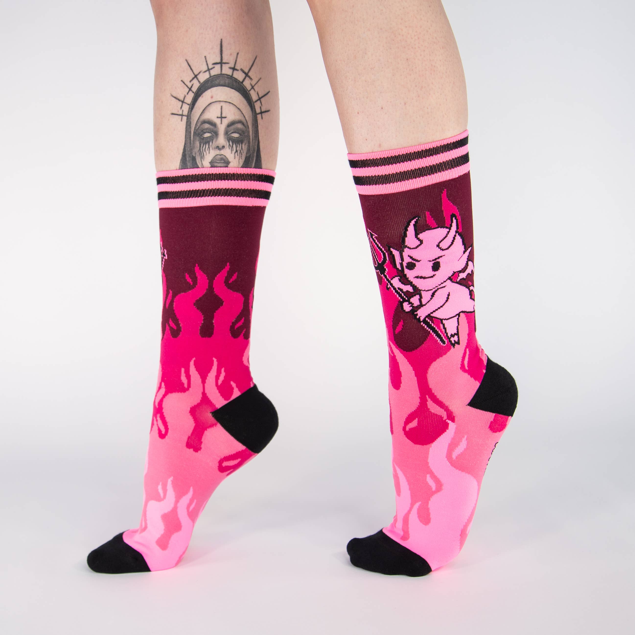 Hot as Heck (UV Reactive) FootClothes x DWYBO Socks