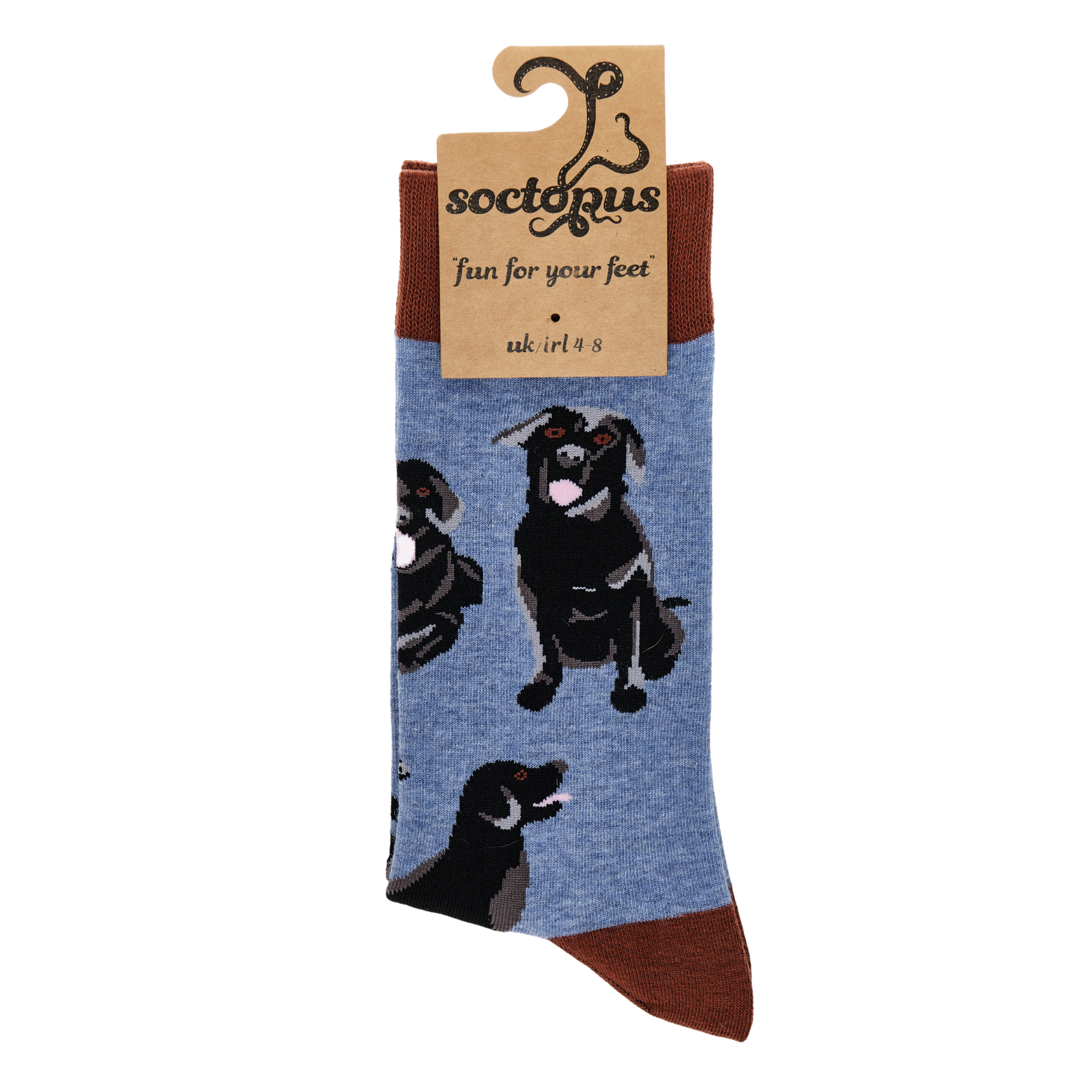 Labrador Socks - Black Lab