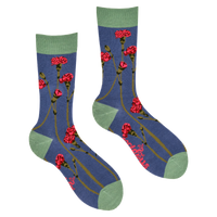 Carnations Floral Bamboo Socks