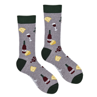 Charcuterie Socks - Cheese and Wine