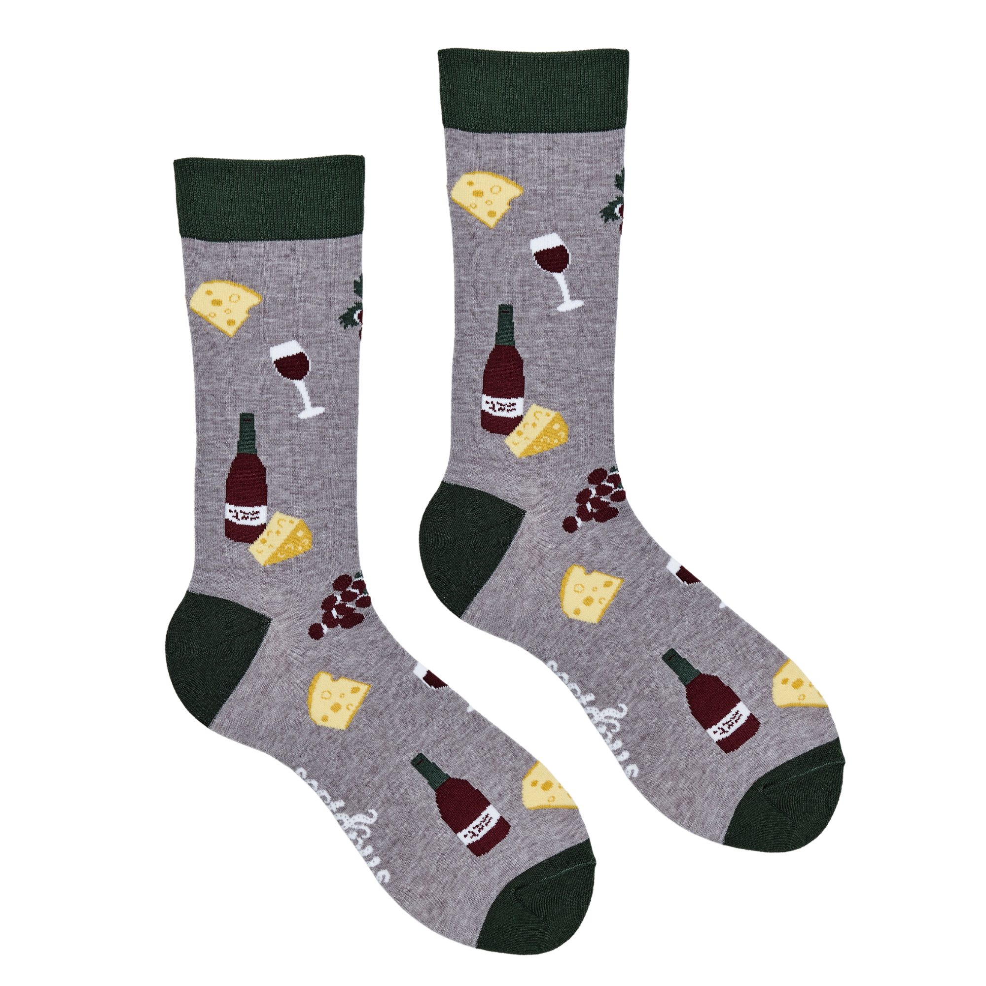 Charcuterie Socks - Cheese and Wine