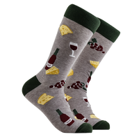 Charcuterie Socks - Cheese and Wine