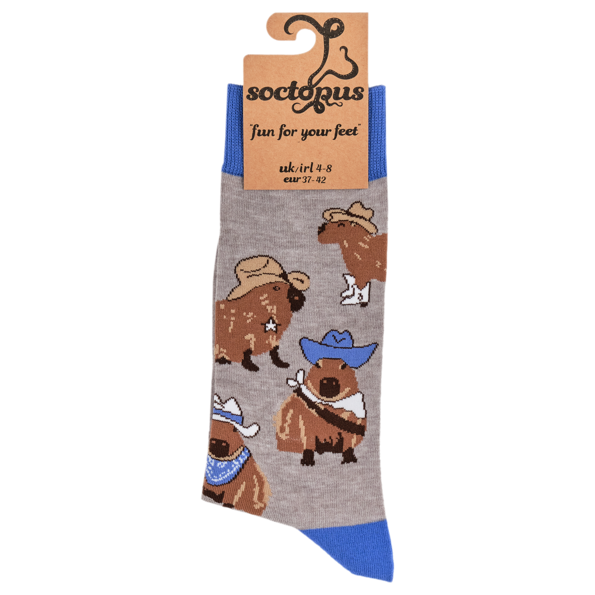 Cowboy Capybara Socks