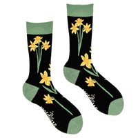 Daffodils Floral Bamboo Socks