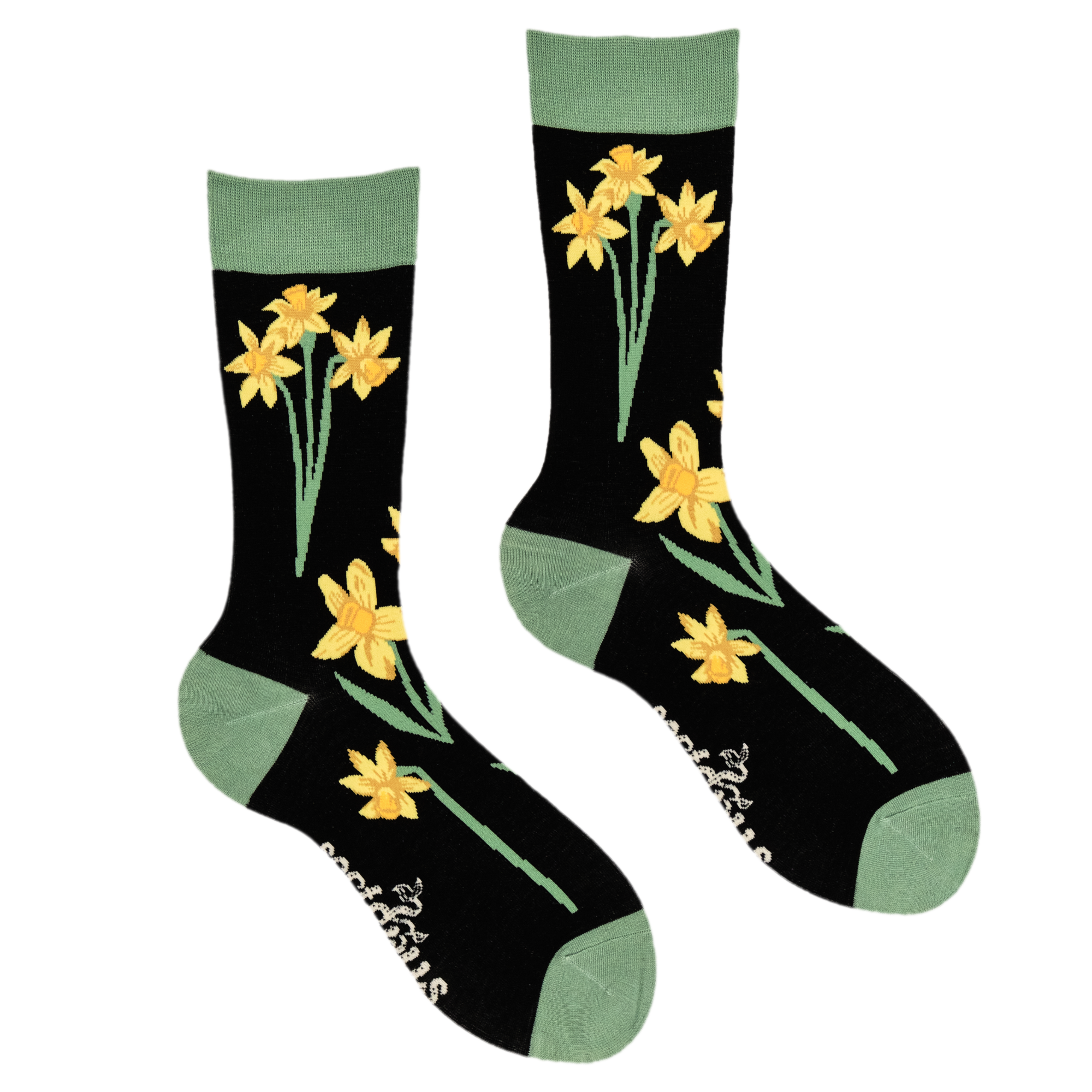 Daffodils Floral Bamboo Socks