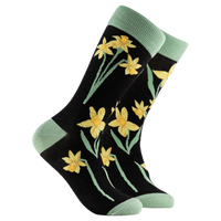 Daffodils Floral Bamboo Socks