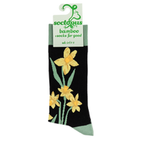 Daffodils Floral Bamboo Socks