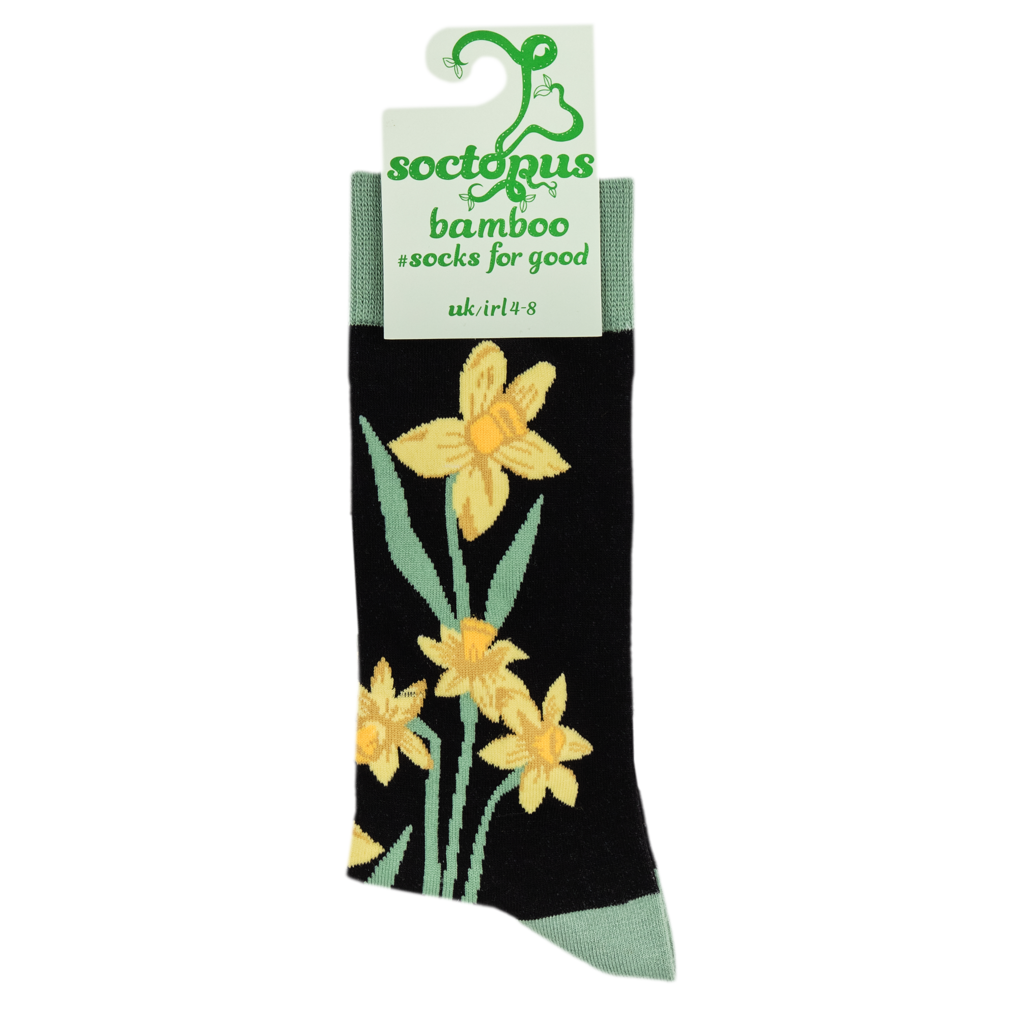 Daffodils Floral Bamboo Socks