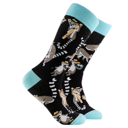 Detective Lemur Socks - LARGE