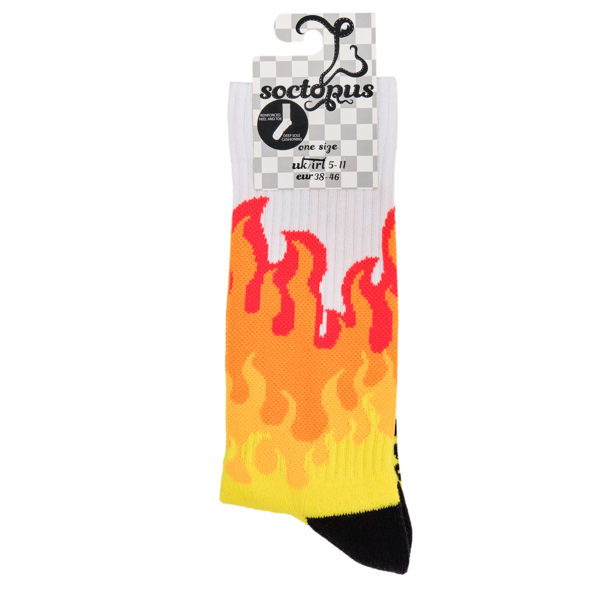 Flames Athletic Socks