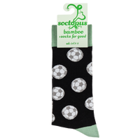 Footballs Bamboo Socks