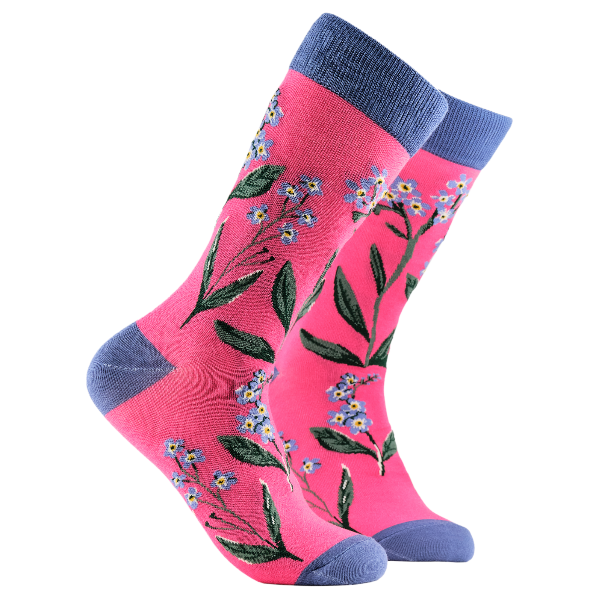Forget Me Nots Floral Bamboo Socks