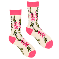 Fox Gloves Floral Bamboo Socks