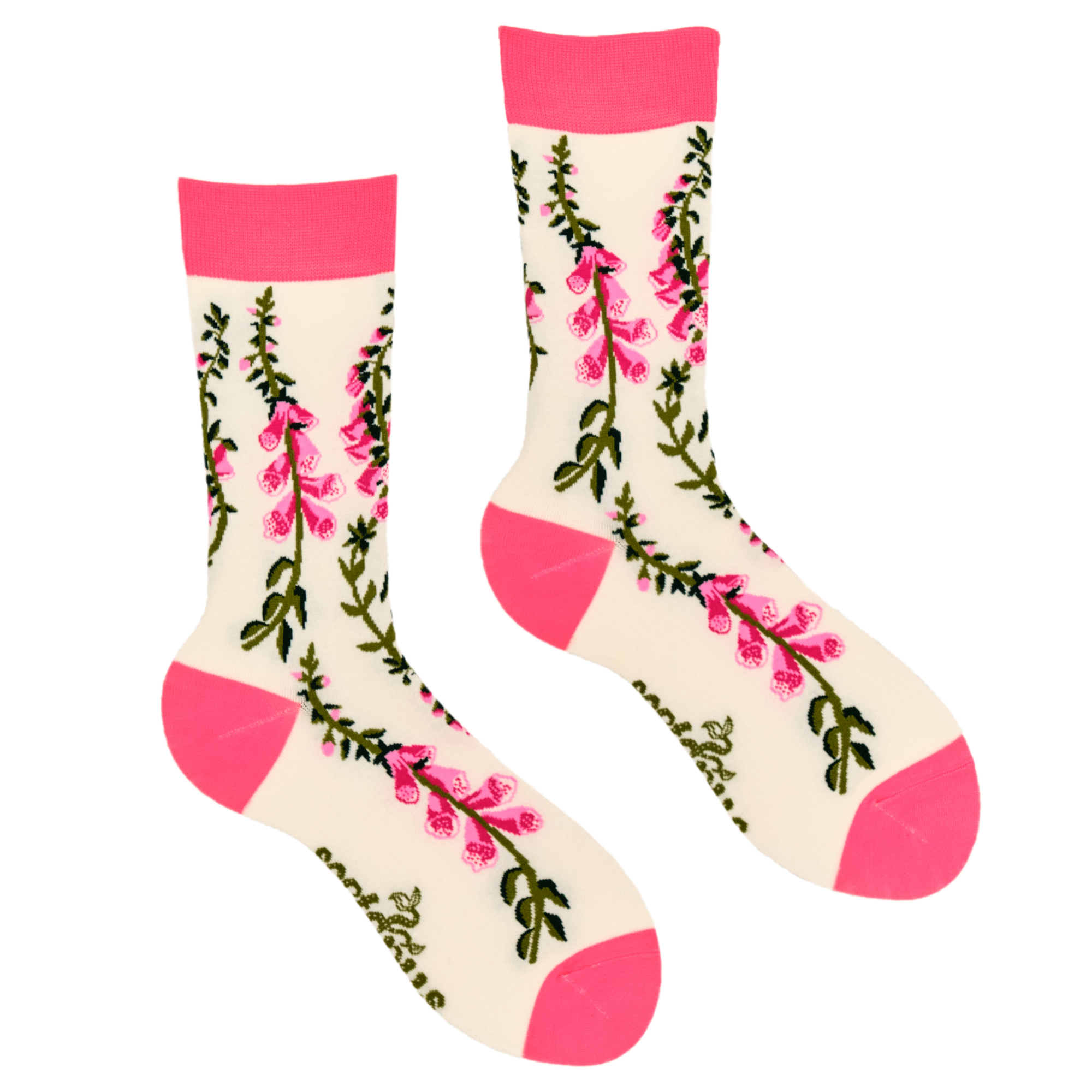 Fox Gloves Floral Bamboo Socks