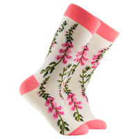 Fox Gloves Floral Bamboo Socks