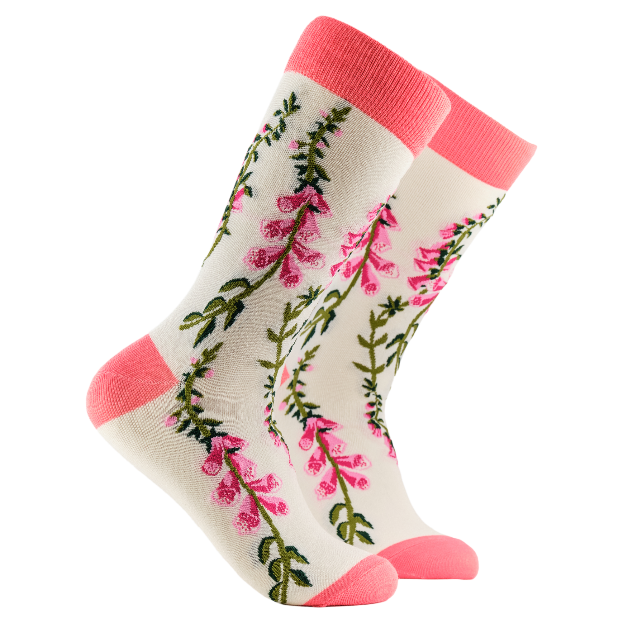 Fox Gloves Floral Bamboo Socks