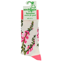 Fox Gloves Floral Bamboo Socks