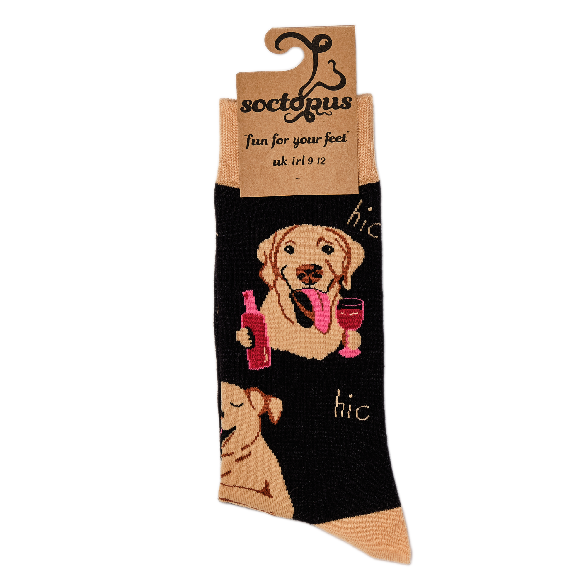 Labrador Socks - Lab In Wine