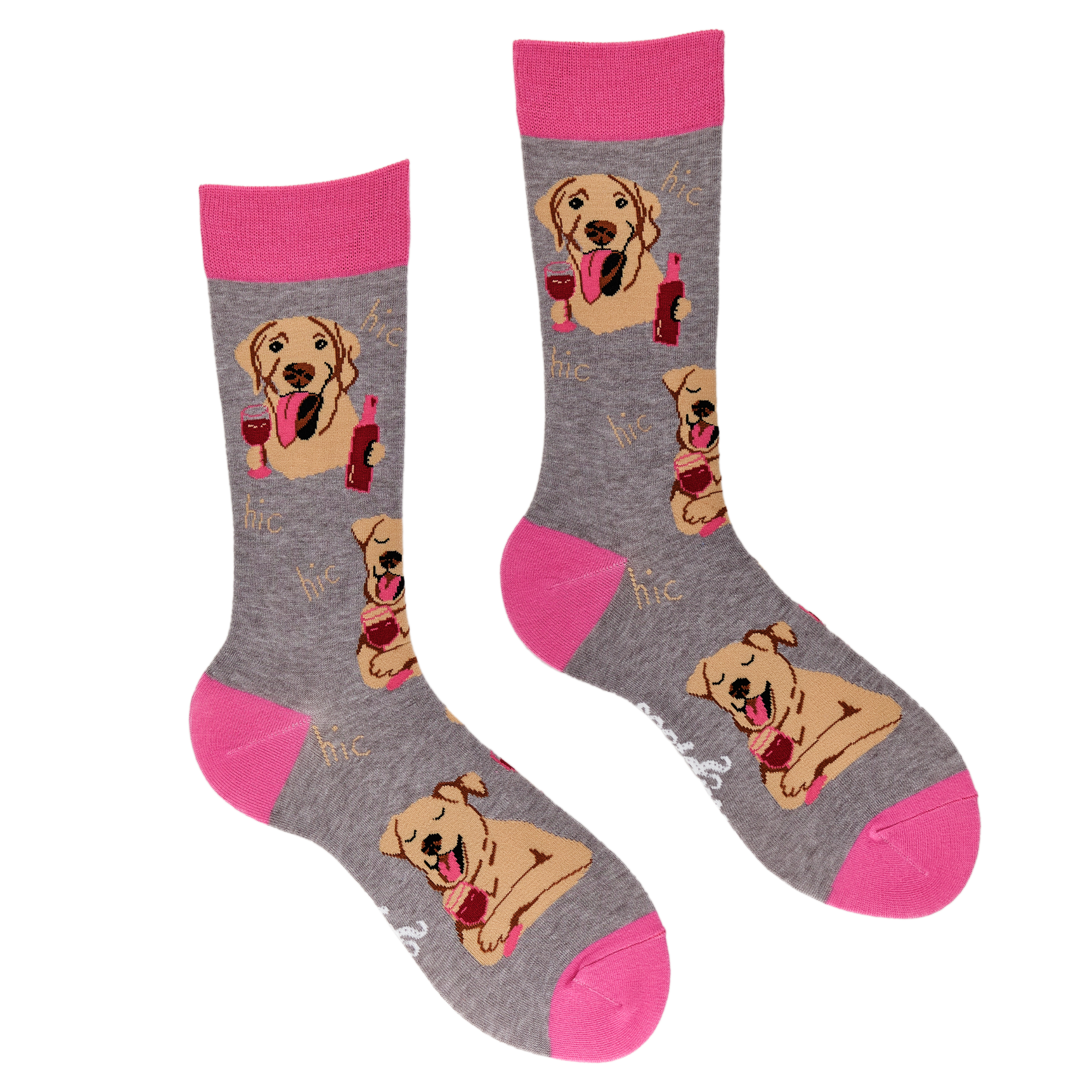 Labrador Socks - Lab In Wine