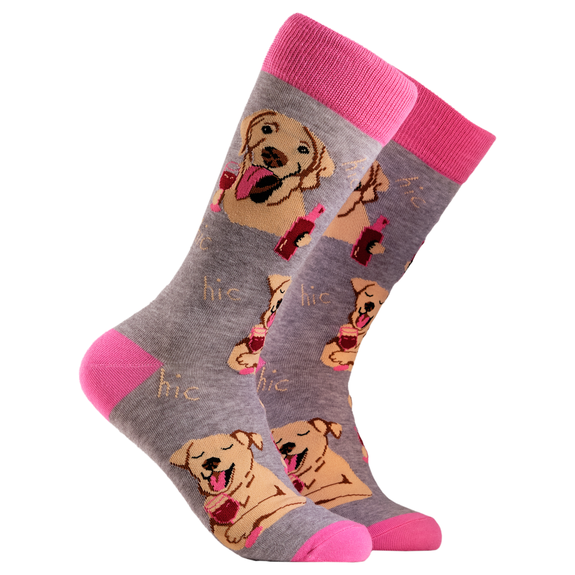 Labrador Socks - Lab In Wine