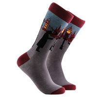 Sherlock Holmes Socks - London Skyline