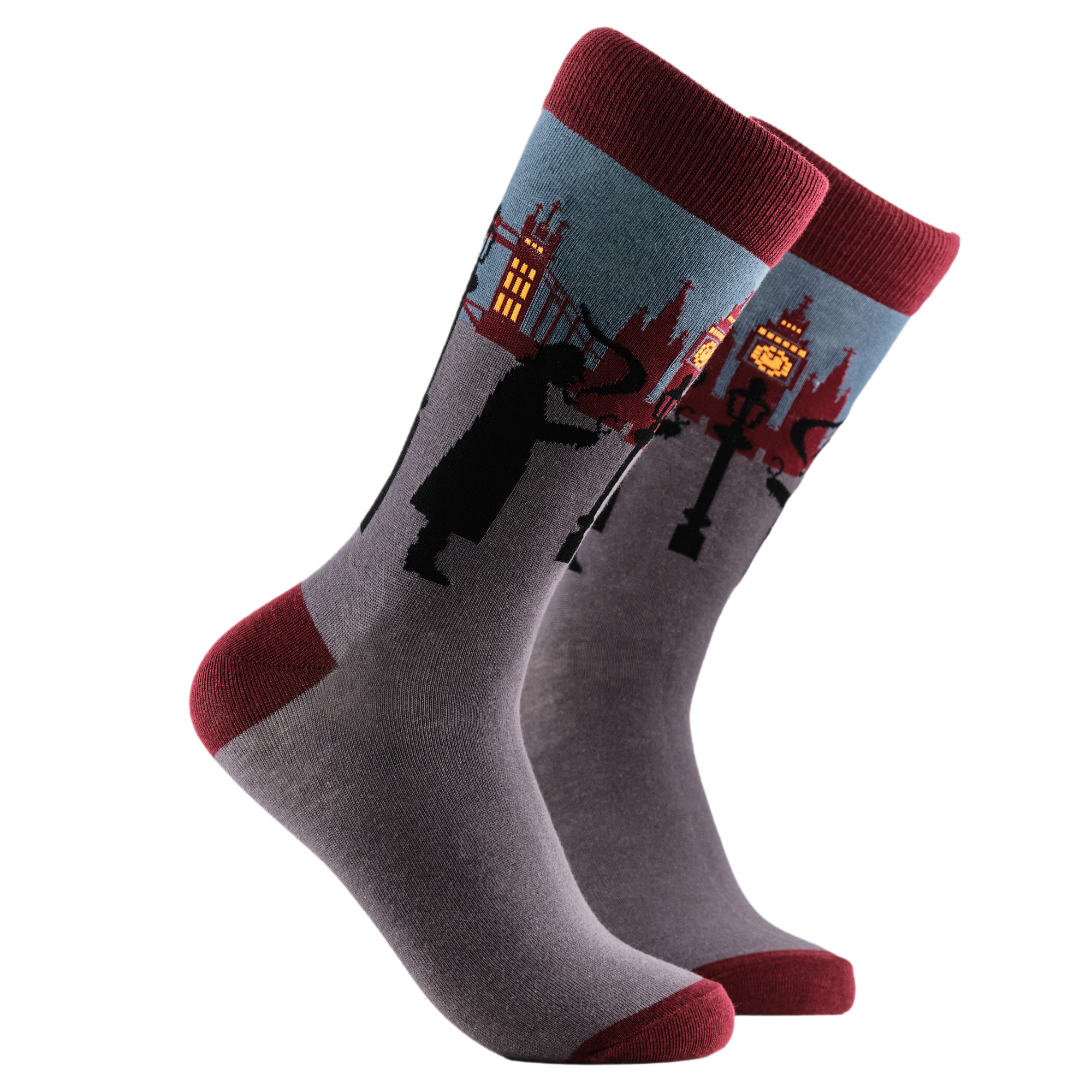 Sherlock Holmes Socks - London Skyline