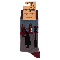 Sherlock Holmes Socks - London Skyline