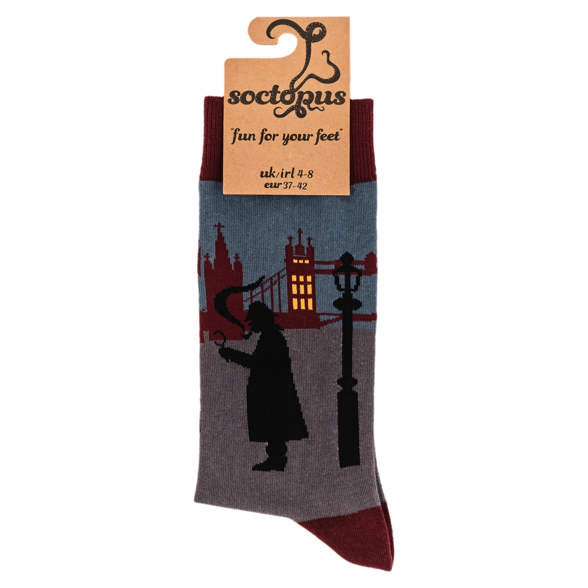 Sherlock Holmes Socks - London Skyline