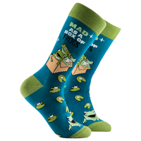 Mad as a Box of Frogs Socks