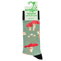 Mushrooms Bamboo Socks
