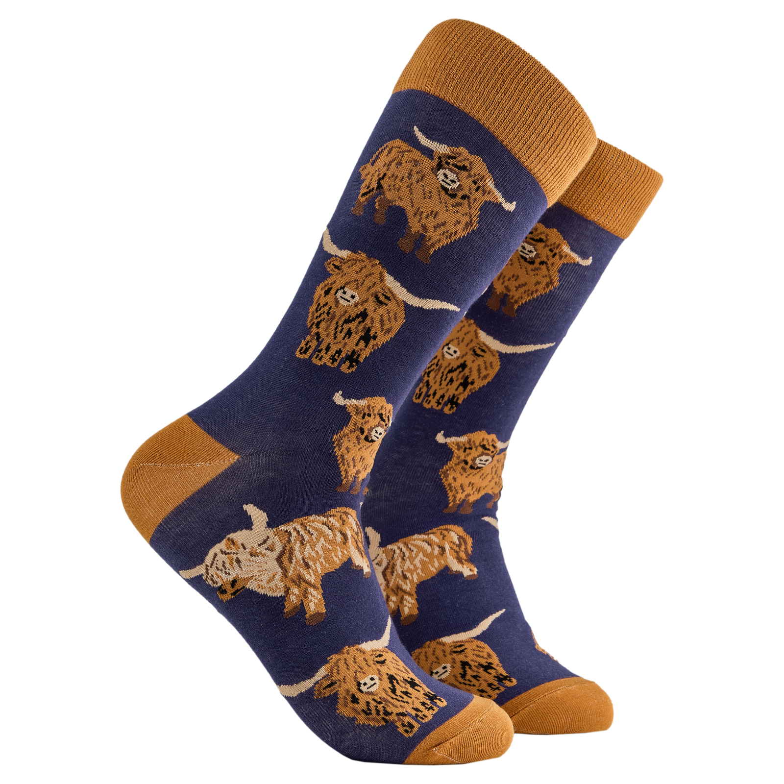 Highland Cow Socks - Och Aye the Moo!