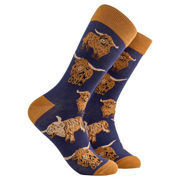 Highland Cow Socks - Och Aye the Moo!