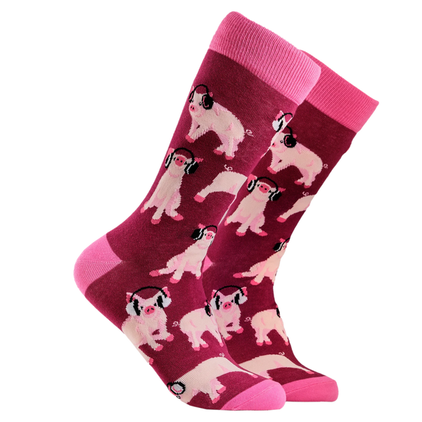 Pig Socks - Pigs in Headphones