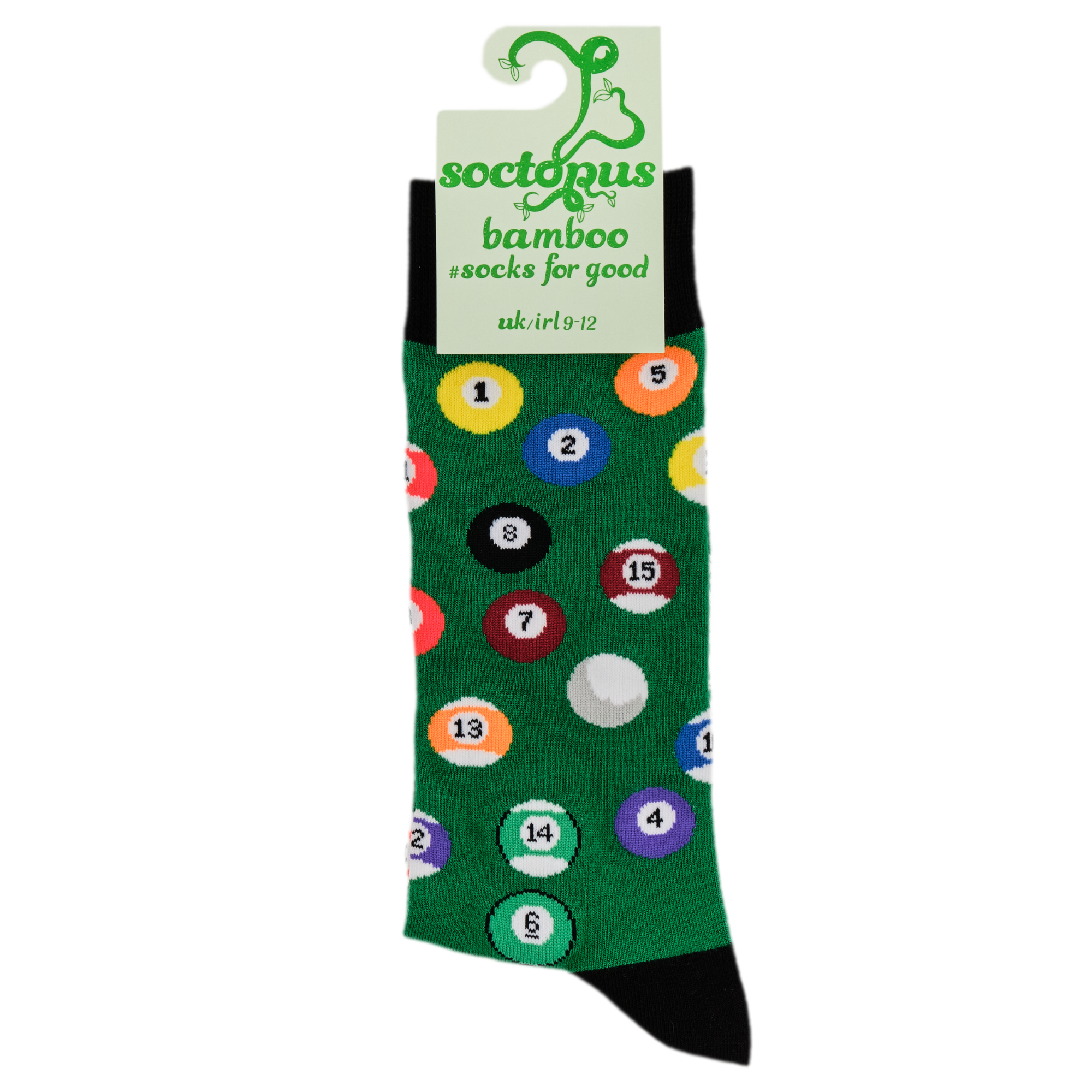 Pool Balls Bamboo Socks