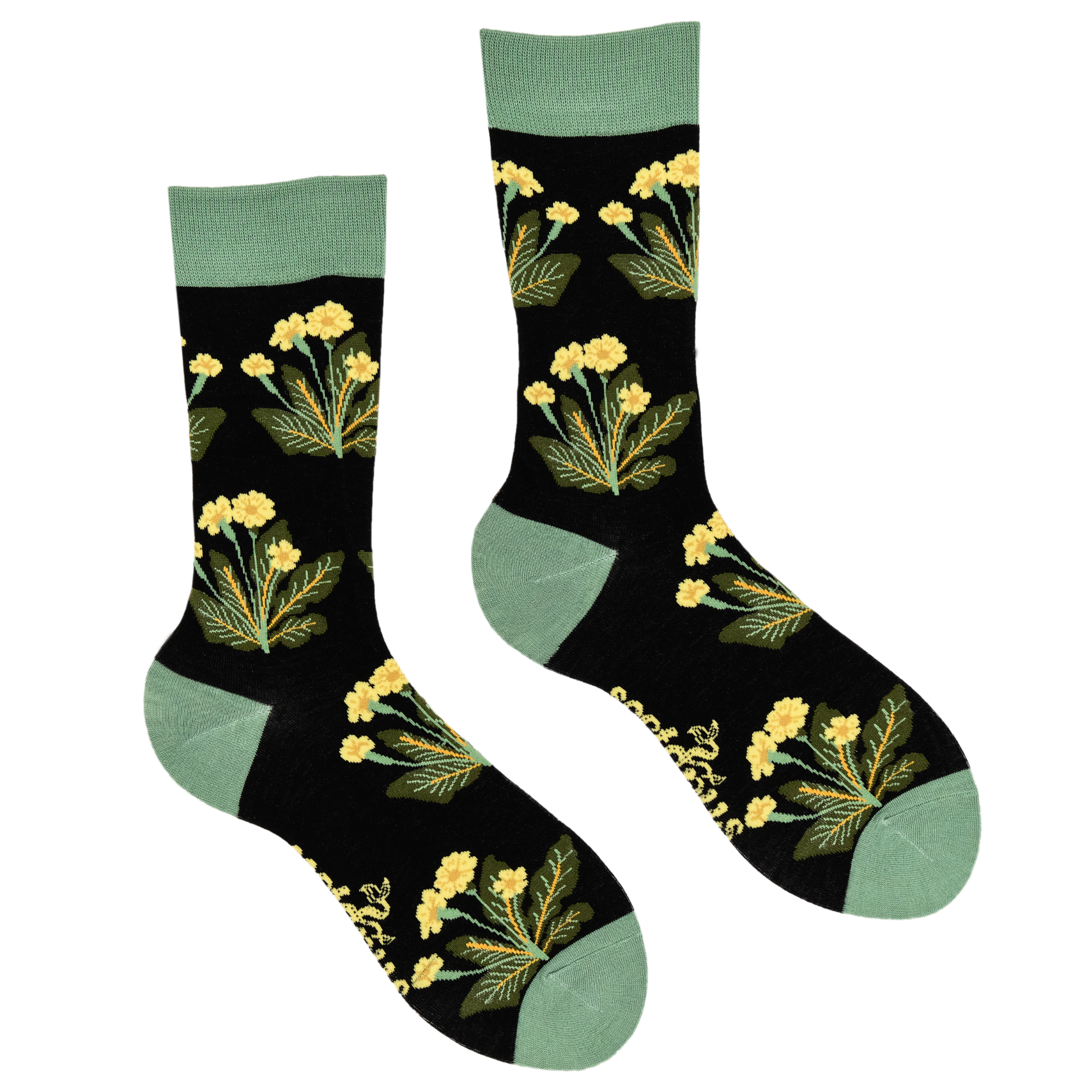 Primroses Floral Bamboo Socks