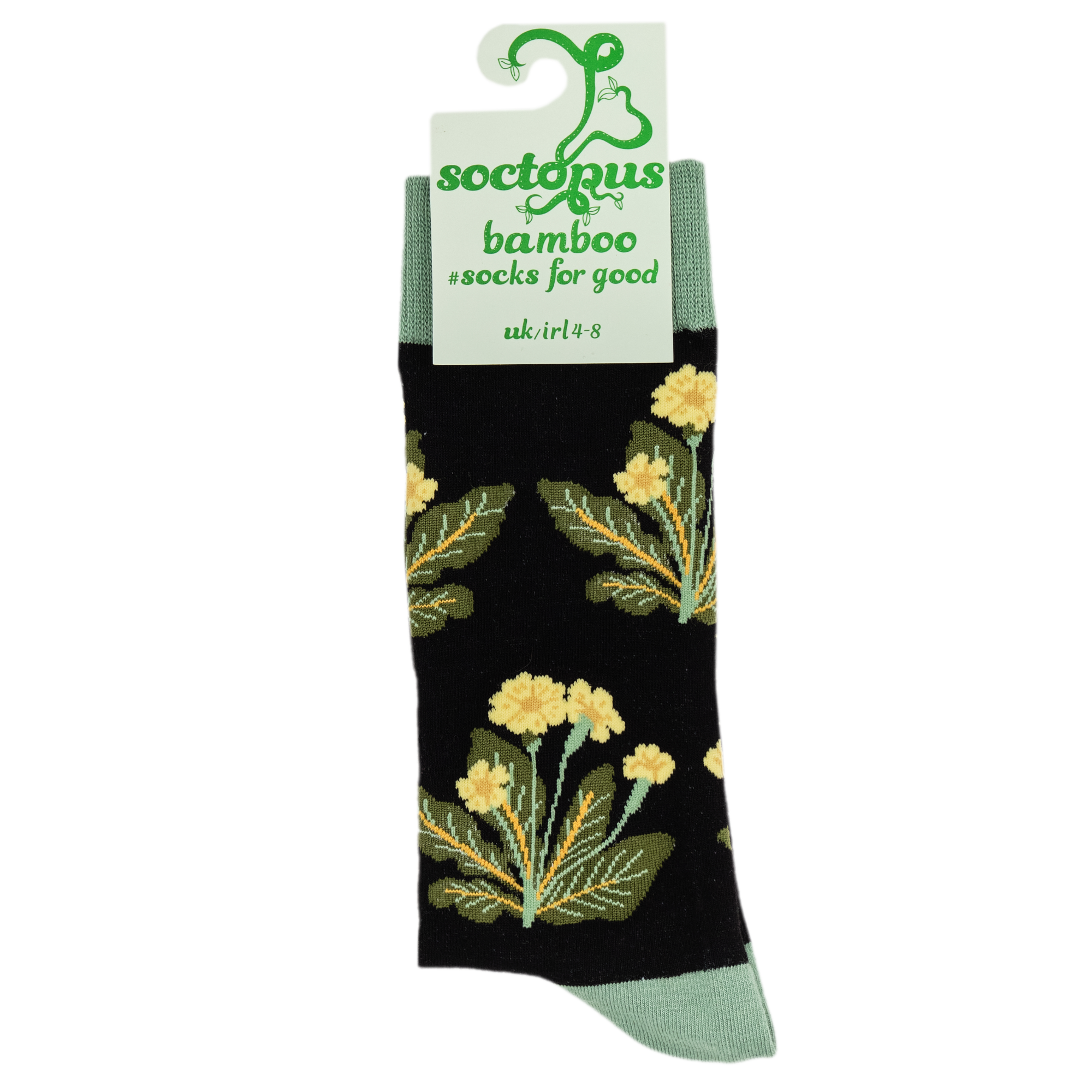 Primroses Floral Bamboo Socks
