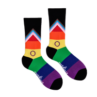 LGBTQA+ Socks - Progress Pride