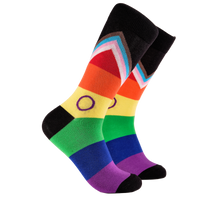 LGBTQA+ Socks - Progress Pride