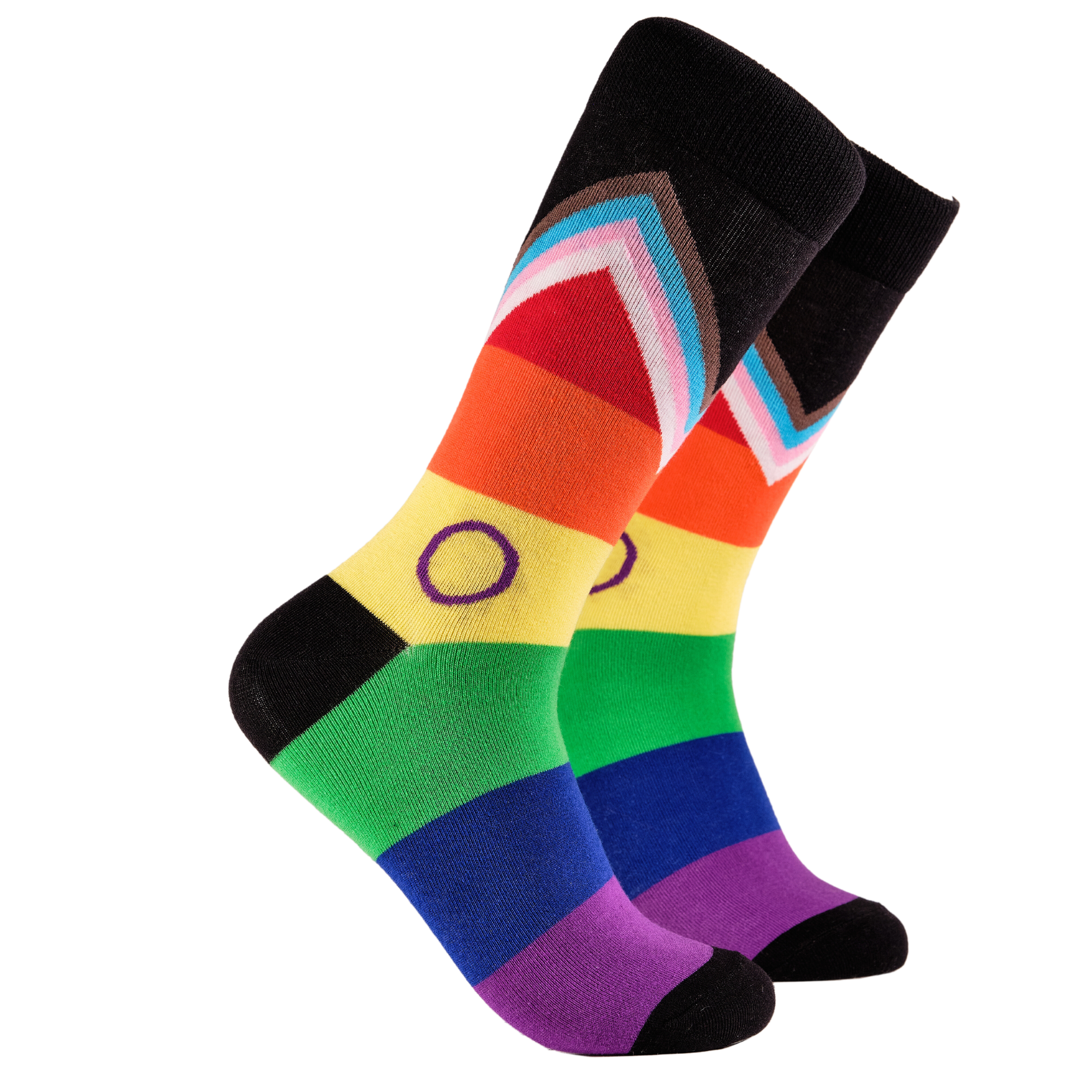LGBTQA+ Socks - Progress Pride