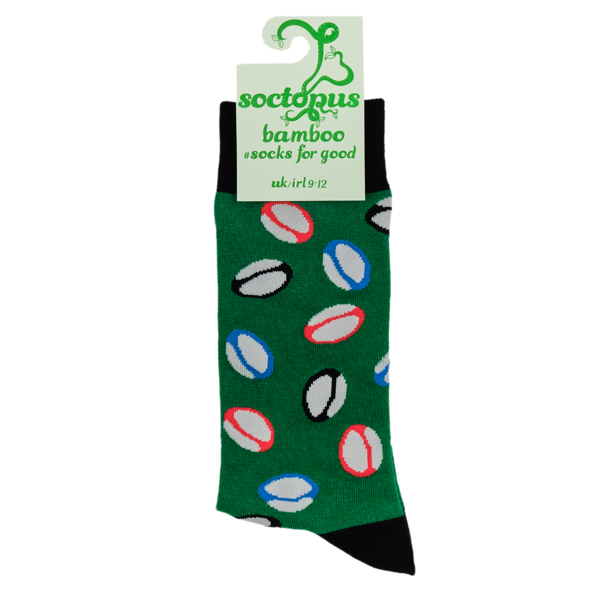Pattern Socks Rugby Rugby Bamboo Socks · Wholesale Socktopus