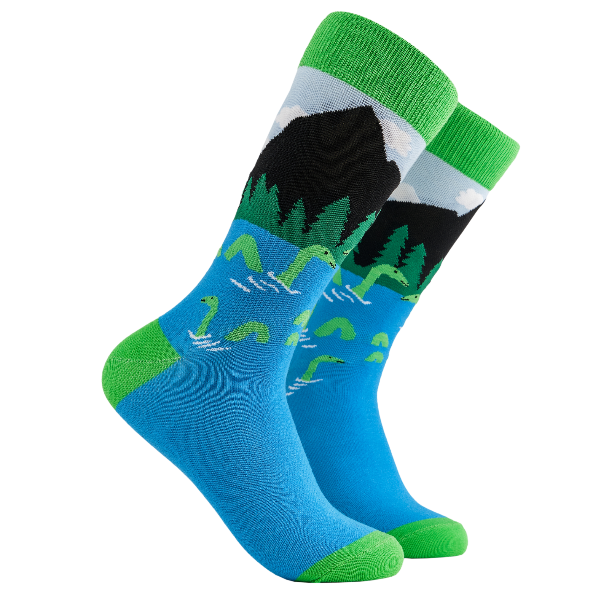 Loch Ness Monster Socks - Sock Ness Monster (XS-SIZE)