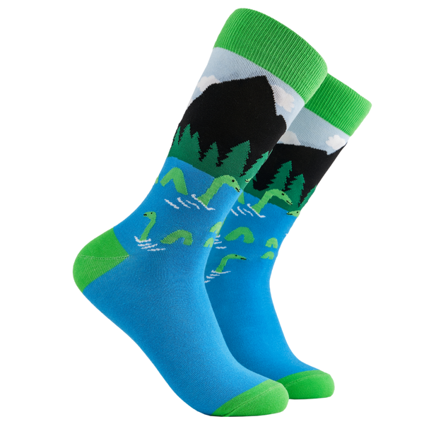 Loch Ness Monster Socks - Sock Ness Monster