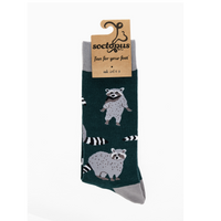 Raccoon Socks - Trash Panda