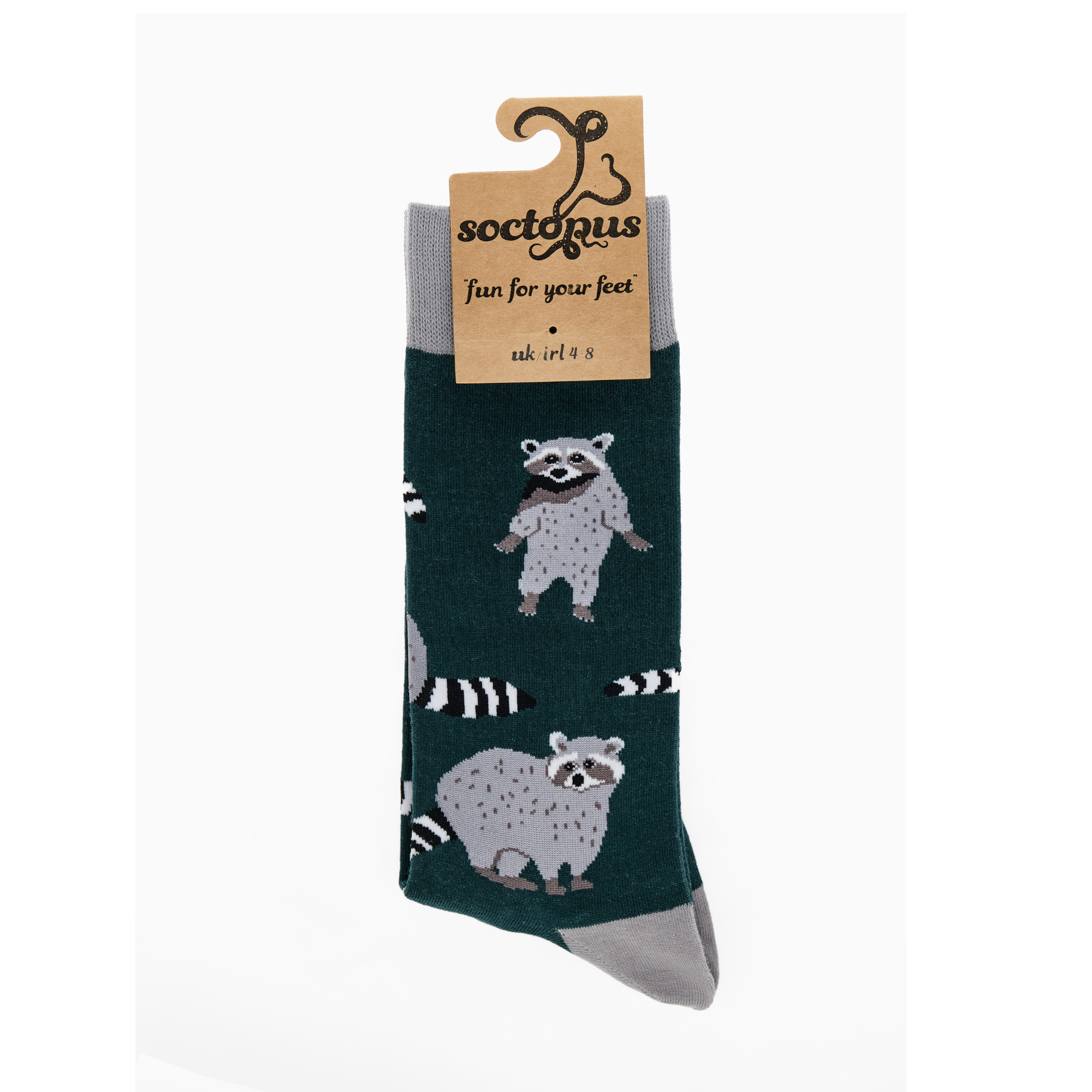 Raccoon Socks - Trash Panda