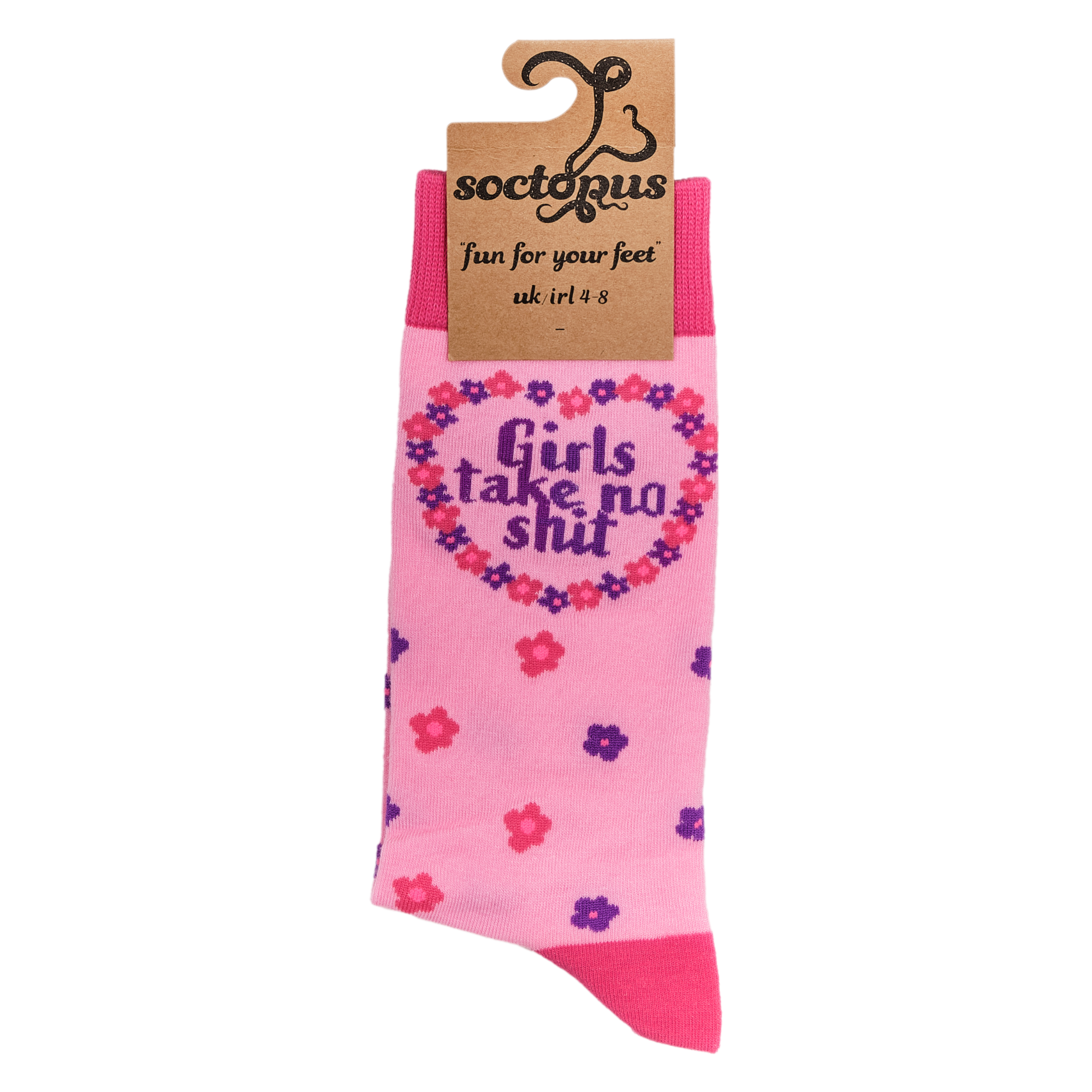 Girls Take No Shit Socks