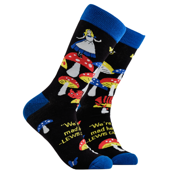 Alice in Wonderland Socks - Where's Wonder Land?